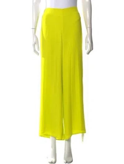 Pre-owned Alexis Wide Leg Pants W/ Tags In Yellow