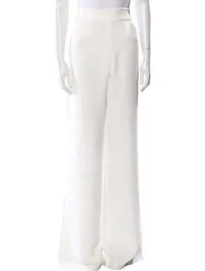 Pre-owned Alexis Wide Leg Pants In White