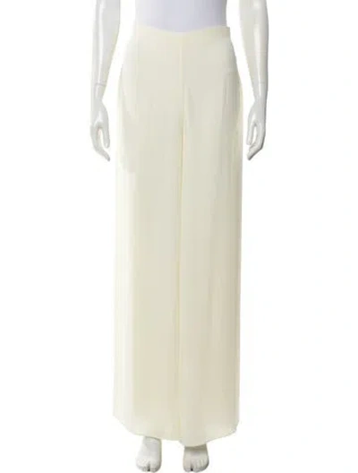 Pre-owned Alexis Wide Leg Pants In White