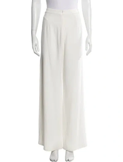 Pre-owned Alexis Wide Leg Pants In White