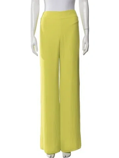 Pre-owned Alexis Wide Leg Pants In Yellow