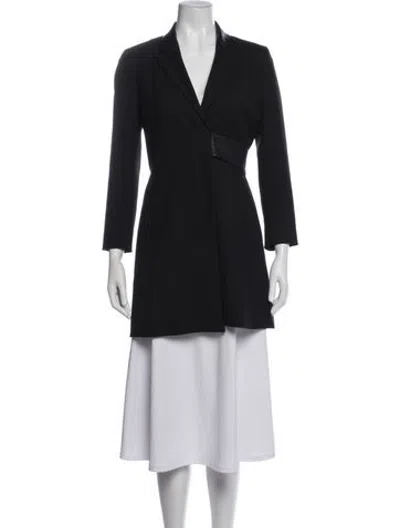 Pre-owned Alexis Wool Coat In Black