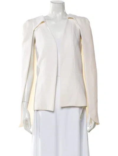 Pre-owned Alexis Wool Jacket In White