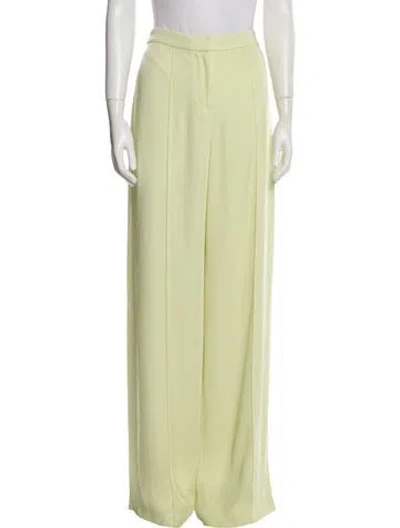 Pre-owned Alexis Wool Wide Leg Pants In Green