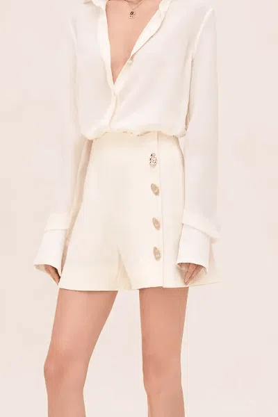 Alexis Xander Short In Ivory In Neutral