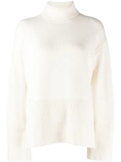 Alexis Yvonne Roll-neck Jumper In White