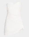 Alexis Zalik Strapless Romper In White