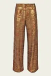 Alexis Zano Sequin Pants In Bronze