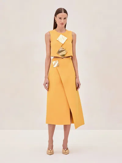 Alexis Zilai Skirt In Gold