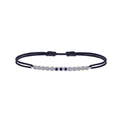 Aleyna Cebeci Jewelry Men's Azure Sapphire Bracelet & Handmade Silver Jewelry With Elegant Blue Gemstones