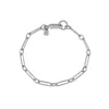 Aleyna Cebeci Jewelry Men's Rectangle Chain Bracelet Sterling Silver Eco Friendly Modern Design