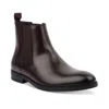 Alfani 1001593150 Boots Mens Us 9.5 Brown Faux Leather Round Toe Chelsea Gbnc670