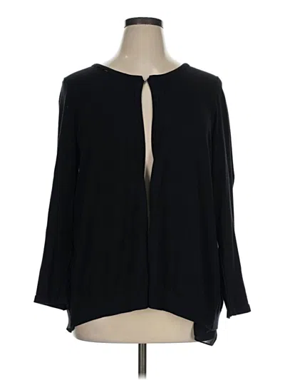 Pre-owned Alfani 3/4 Sleeve Blouse In Black