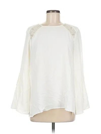 Pre-owned Alfani 3/4 Sleeve Blouse In Ivory