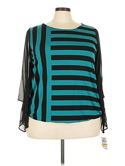 Alfani 3/4 Sleeve Blouse In Multi