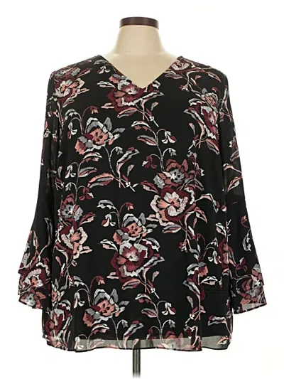 Alfani 3/4 Sleeve Blouse In Multi