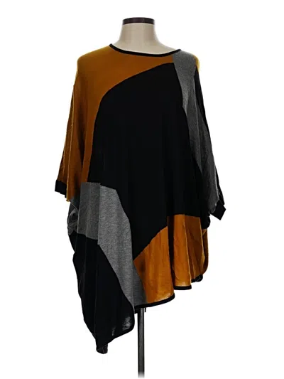 Pre-owned Alfani 3/4 Sleeve T-shirt In Black