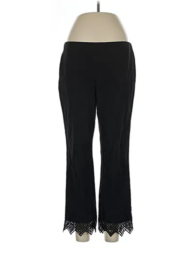 Pre-owned Alfani Active Pants In Black