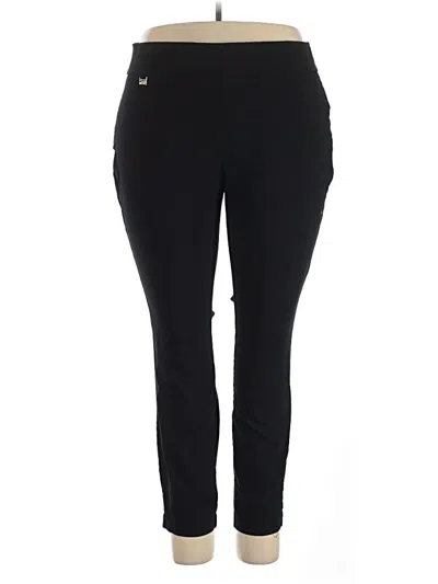 Pre-owned Alfani Active Pants In Black