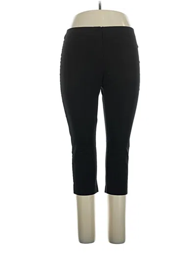 Pre-owned Alfani Active Pants In Black