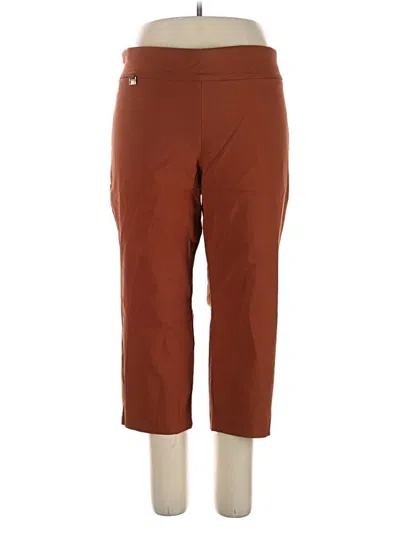 Pre-owned Alfani Active Pants In Brown