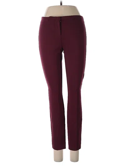 Pre-owned Alfani Active Pants In Burgundy