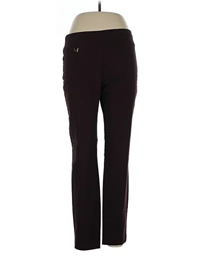 Pre-owned Alfani Active Pants In Burgundy