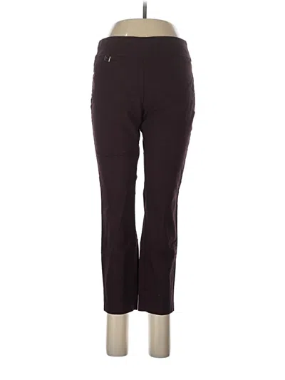 Pre-owned Alfani Active Pants In Burgundy