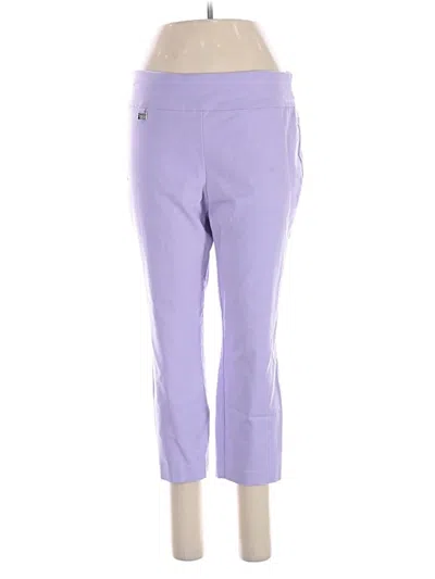 Pre-owned Alfani Active Pants In Purple