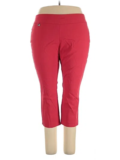 Pre-owned Alfani Active Pants In Red
