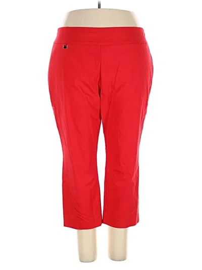 Pre-owned Alfani Active Pants In Red