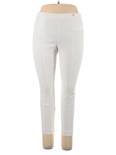 Pre-owned Alfani Active Pants In White