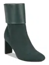 Alfani Ajojof Womens Faux Suede Mixed Media Booties In Green