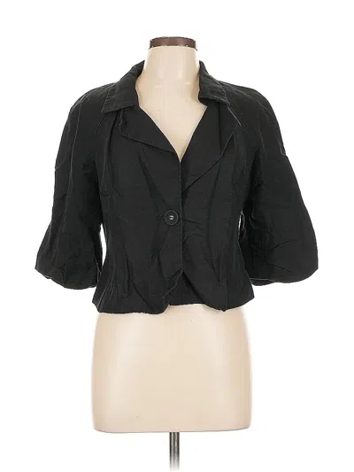 Pre-owned Alfani Blazer Jacket In Black