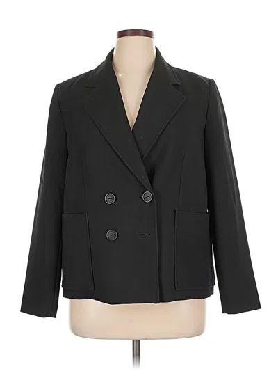 Pre-owned Alfani Blazer Jacket In Black