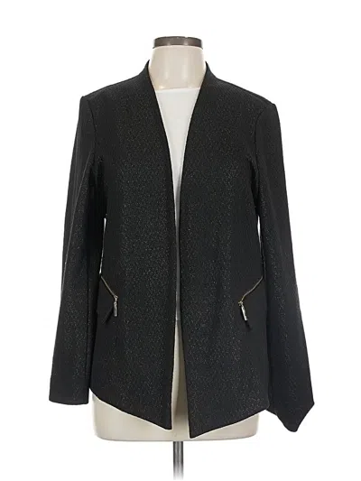 Pre-owned Alfani Blazer Jacket In Black
