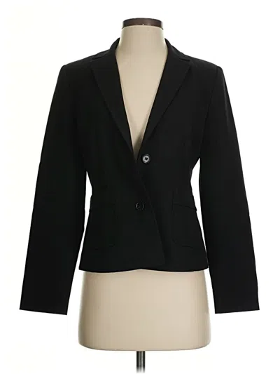Pre-owned Alfani Blazer Jacket In Black