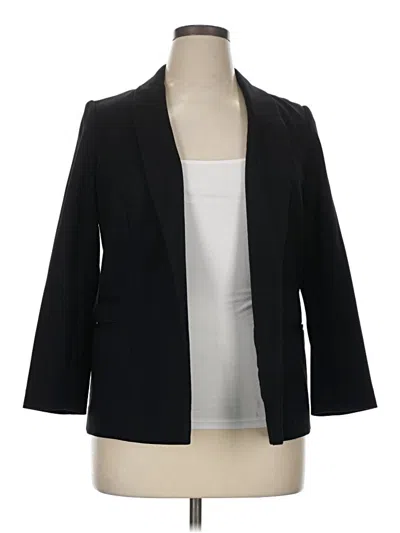 Pre-owned Alfani Blazer Jacket In Black