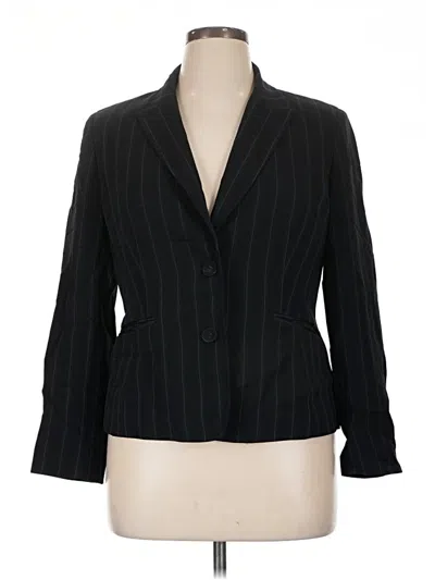 Pre-owned Alfani Blazer Jacket In Black