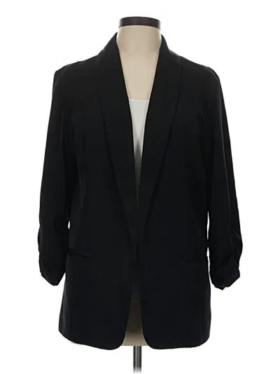Pre-owned Alfani Blazer Jacket In Black