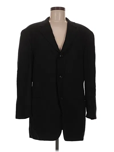 Pre-owned Alfani Blazer Jacket In Black