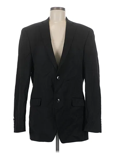 Pre-owned Alfani Blazer Jacket In Black