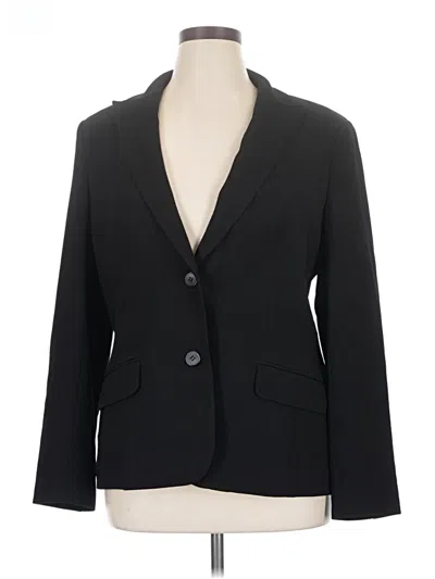 Pre-owned Alfani Blazer Jacket In Black