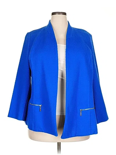Pre-owned Alfani Blazer Jacket In Blue