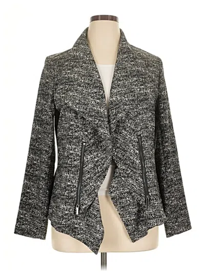 Pre-owned Alfani Blazer Jacket In Gray