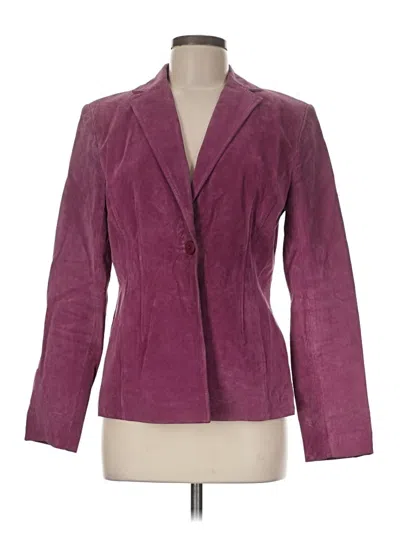 Pre-owned Alfani Blazer Jacket In Purple