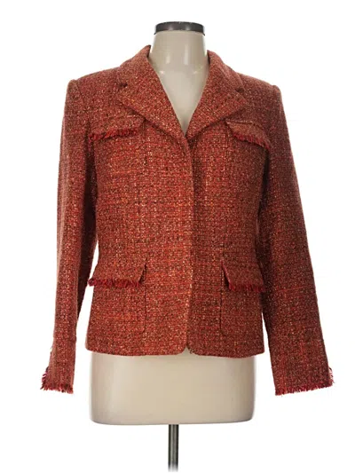 Pre-owned Alfani Blazer Jacket In Red