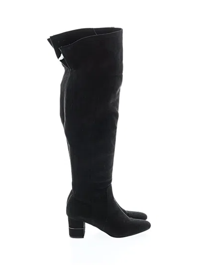 Pre-owned Alfani Boots In Black