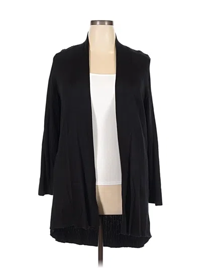 Pre-owned Alfani Cardigan Sweater In Black