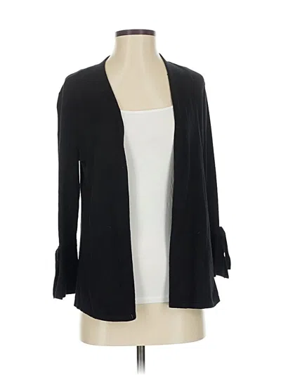 Pre-owned Alfani Cardigan Sweater In Black